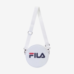 Fila Linear Logo Pu Tambourine - Miesten Olkalaukku - Valkoinen | FI-93146